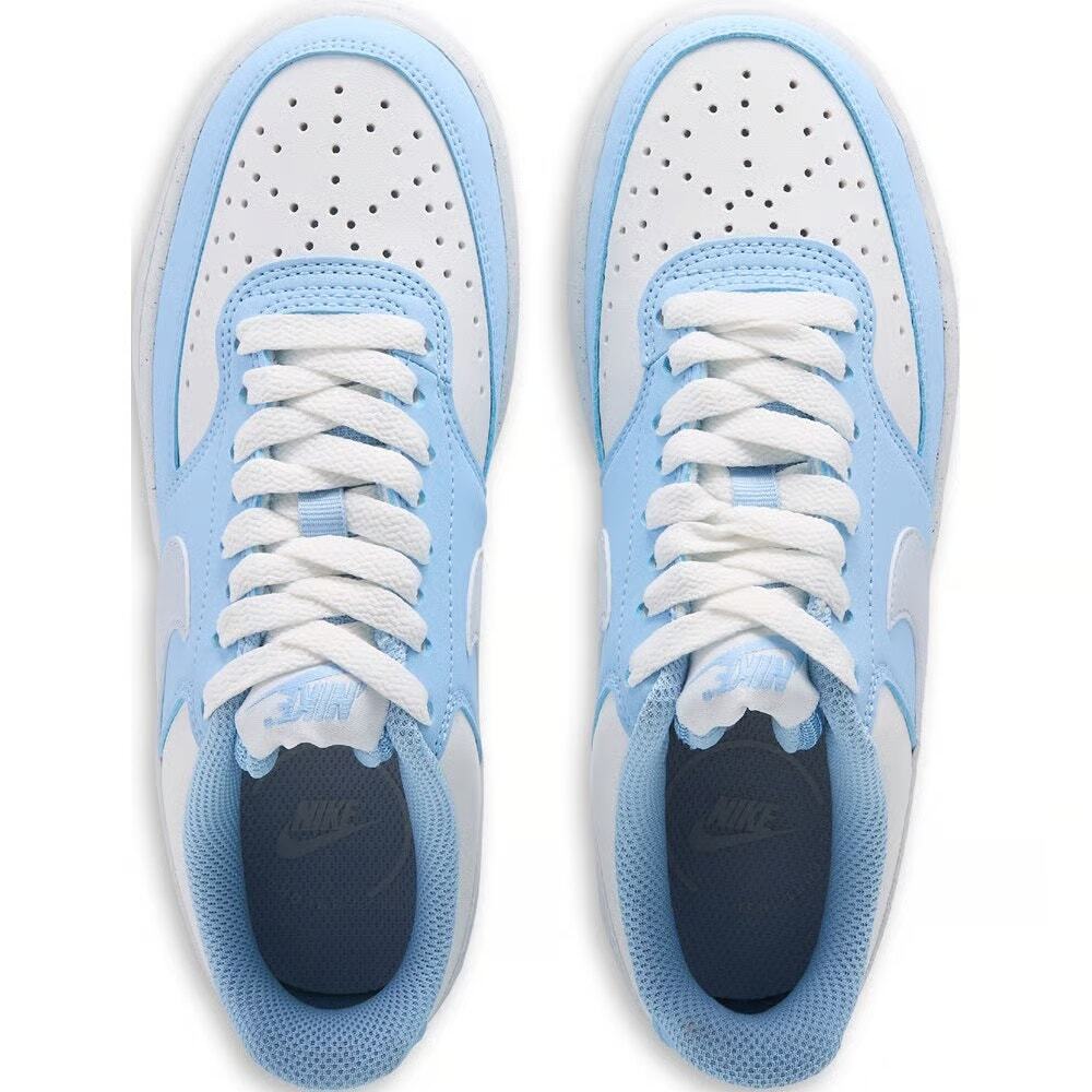 NIB Nike Women's Court Vision Low Sneaker size 9 Blue/White - Picture 5 of 5